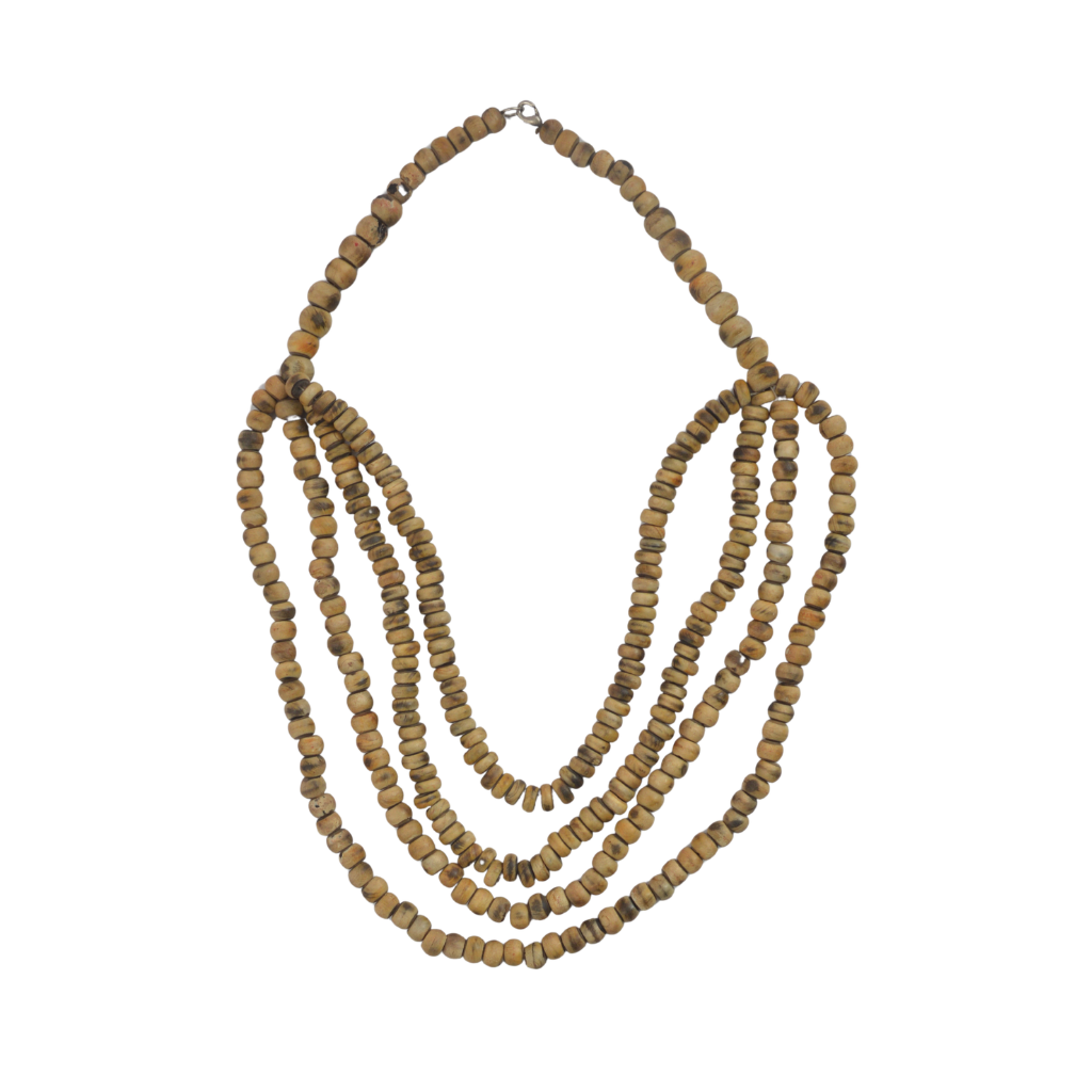 Layered Horn Bead Necklace
